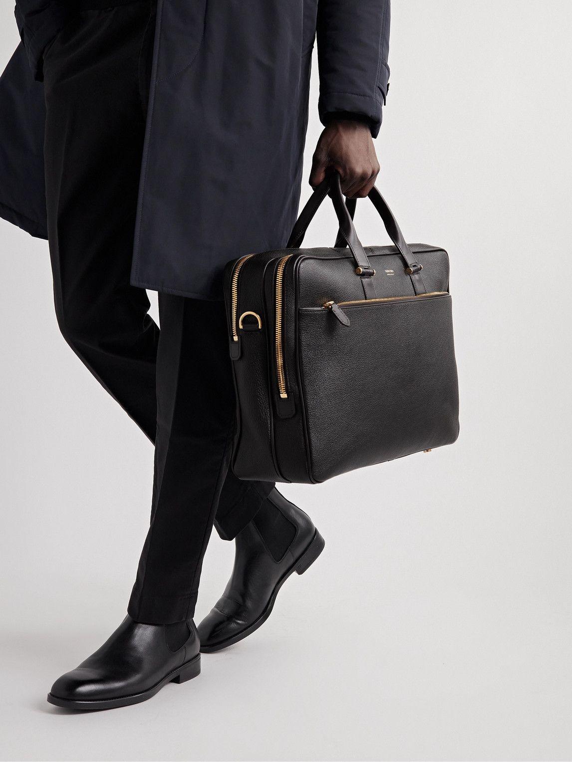 Tom Ford Grain Leather Medium Briefcase